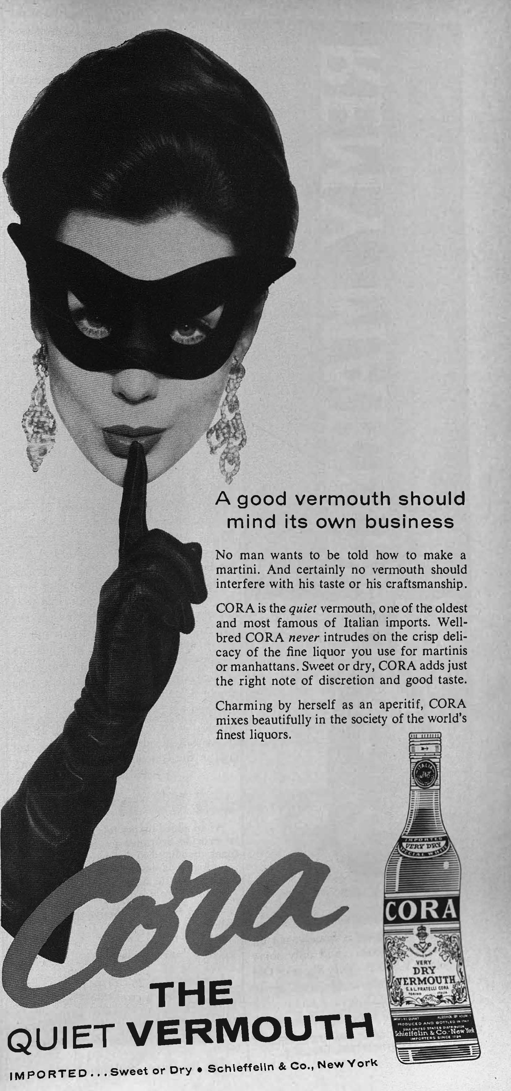 Advertisement for Cora Vermouth