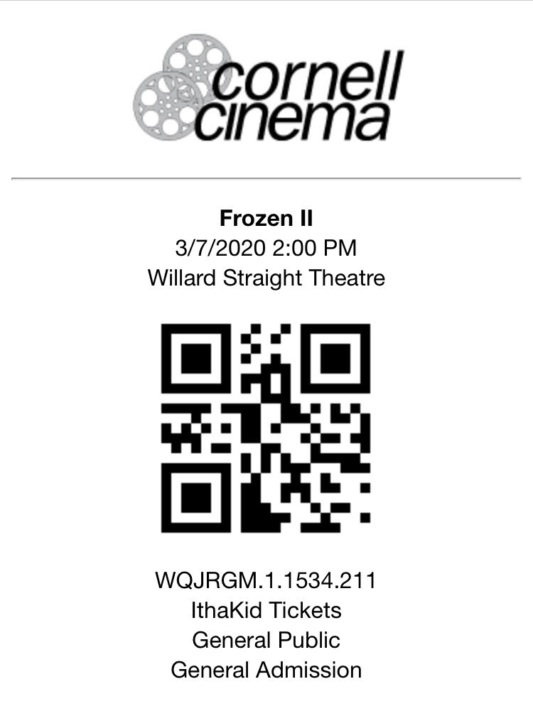 Image of Frozen II ticket