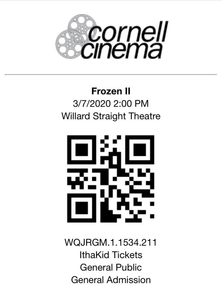 Image of Frozen II ticket