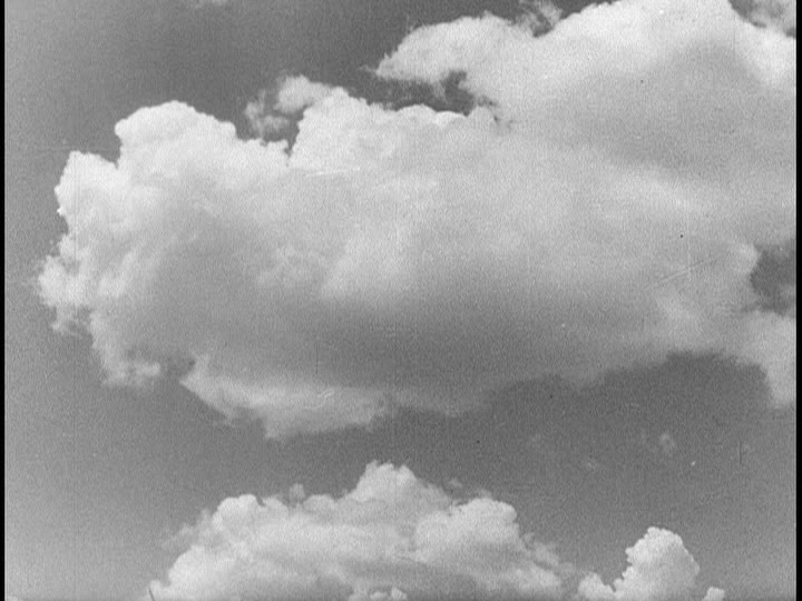 Screengrab from The Flowers of St. Francis showing a shot of clouds