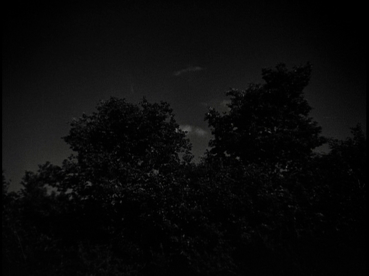 Screengrab from The Flowers of St. Francis showing the sky, apparently as seen by Francis