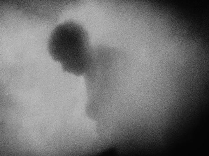 Shot of Joan burning in silhouette