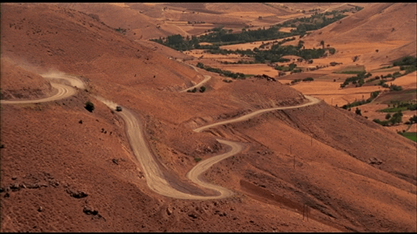 Shot of the aforementioned car and road