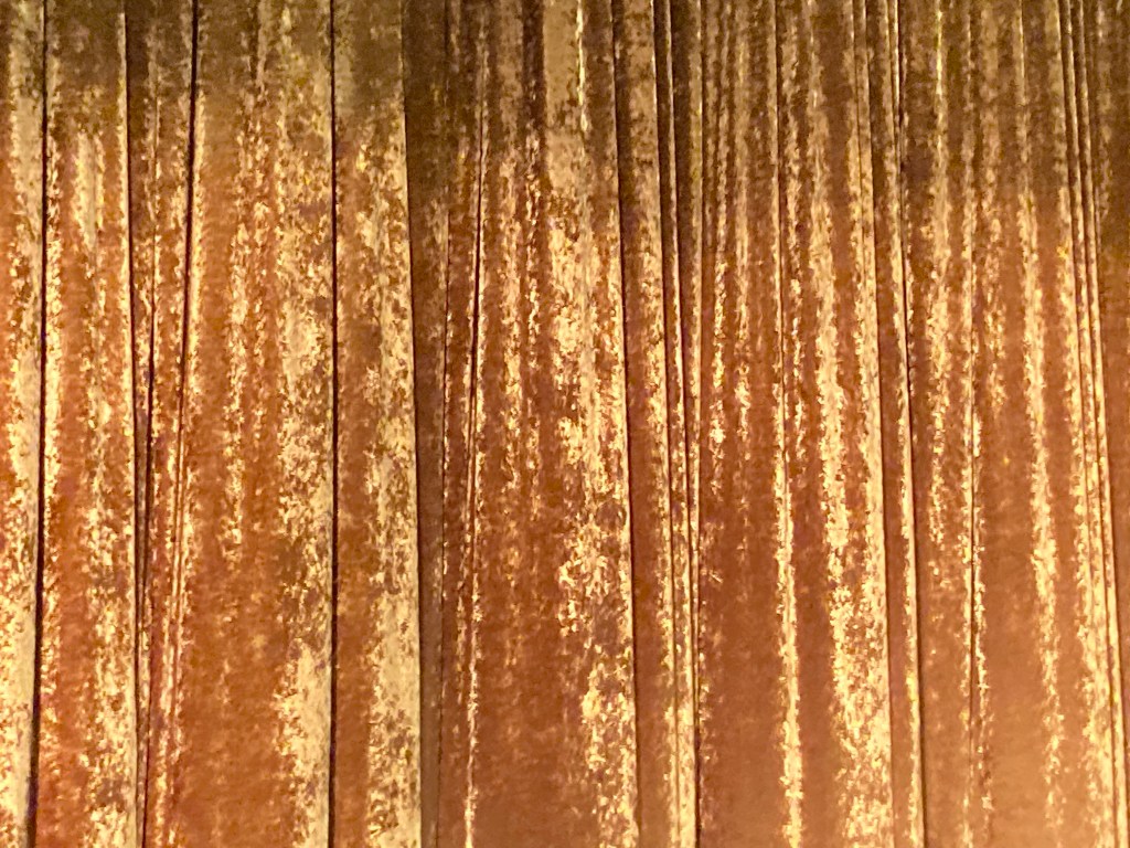 The Dryden Theater's curtains