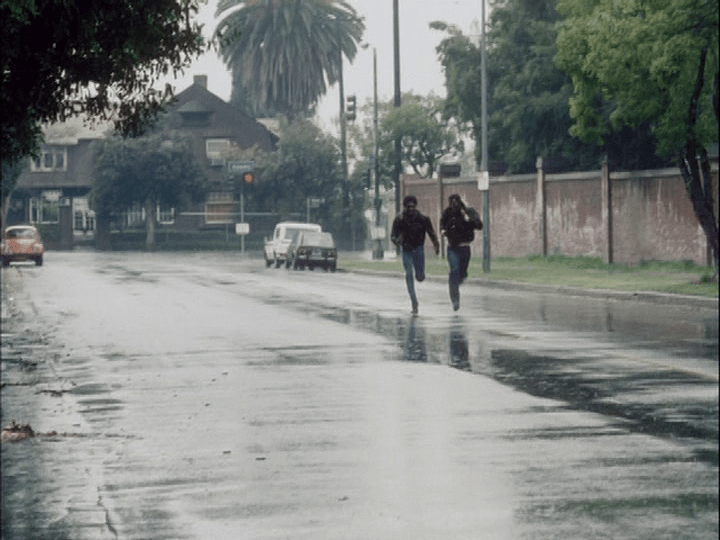 Pierce and Soldier running