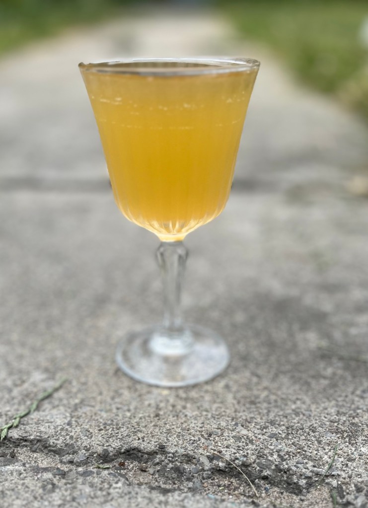 Peach Blossom in a cocktail glass