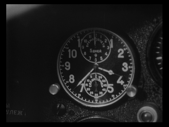 Close-up of airplane instruments