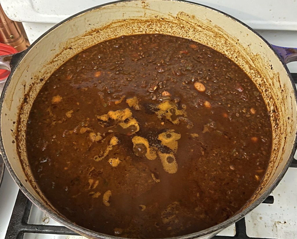 Pot of chili