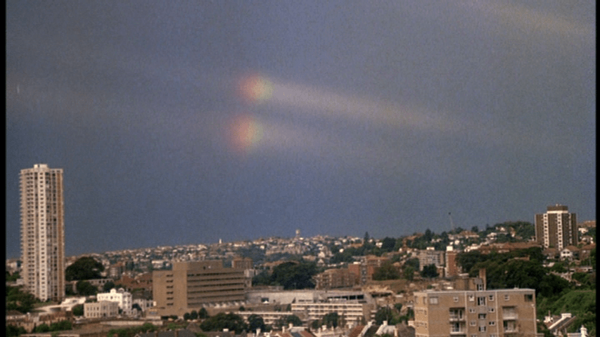 Strange rainbow over Sydney