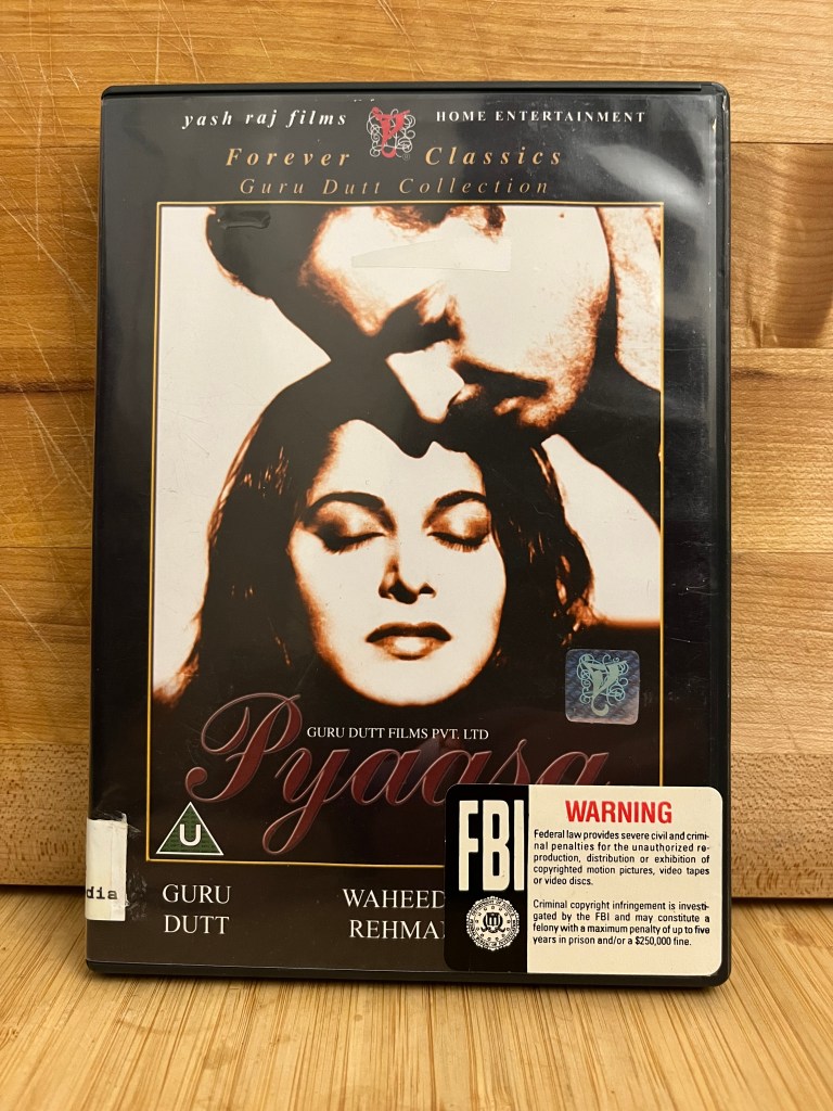 Pyaasa DVD case