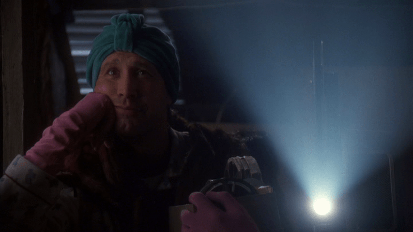 Medium head-on shot of Clark