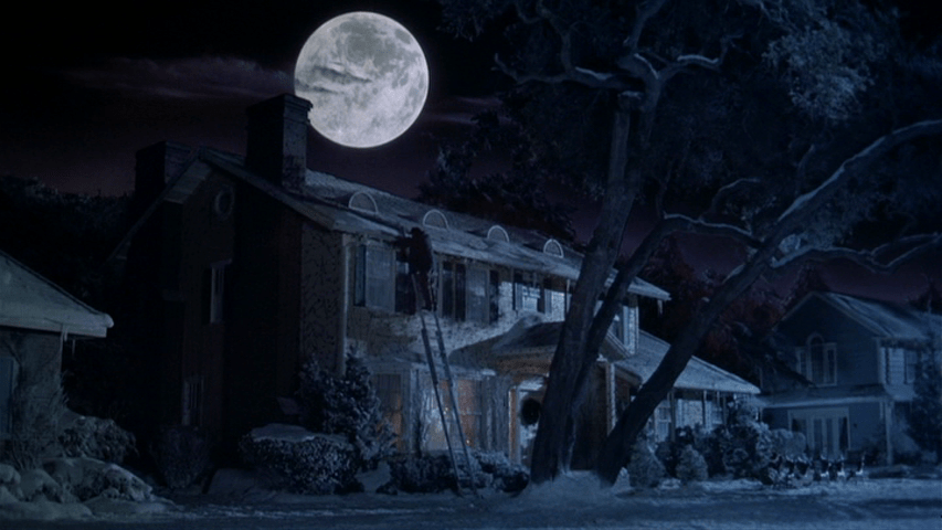 Clark re-checks his exterior illumination