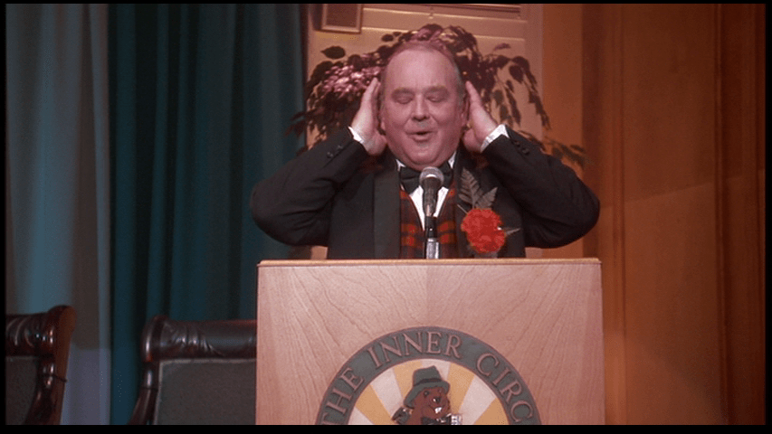 Buster doesn't want to know what Phil is saying