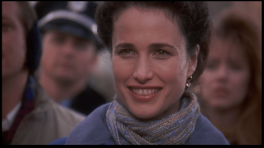 Close-up of Rita smiling