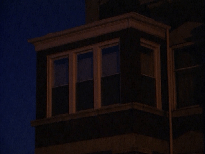 Agee apartment at night without lights