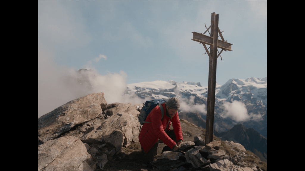 Luca Marinelli's Pietro Guasti digs up a notebook