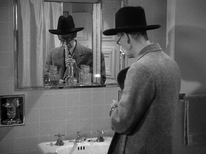 The same old man tastes her toothpaste