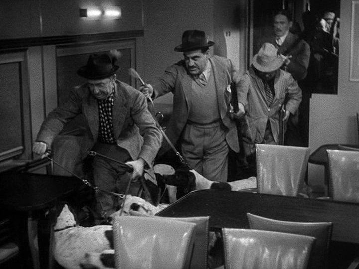 The members of the Ale and Quail Club search for Gerry