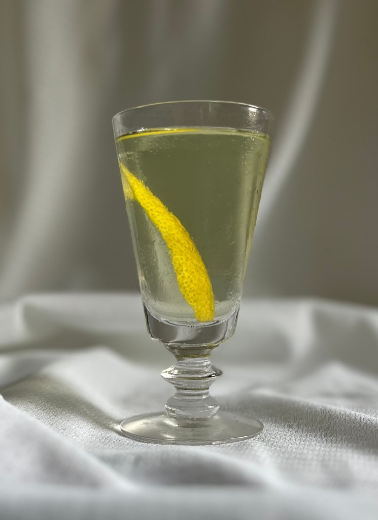 Employees Only Martinez in a cocktail glass