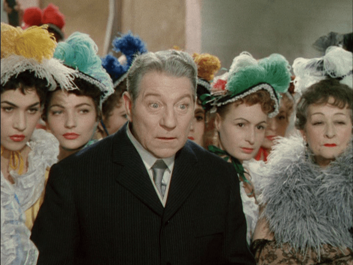 Jean Gabin in what Bergstrom calls "his obligatory 'scene of rage'"