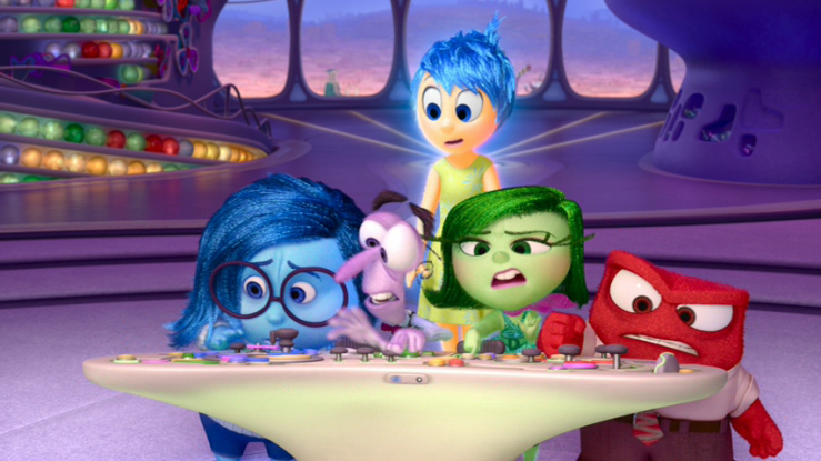 Disgust grabs the controls