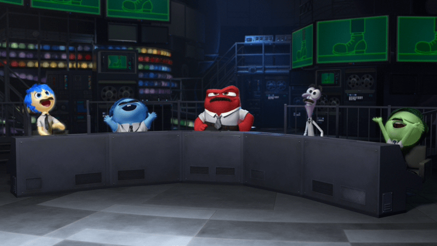 Anger in the driver's seat of Riley's father's mind