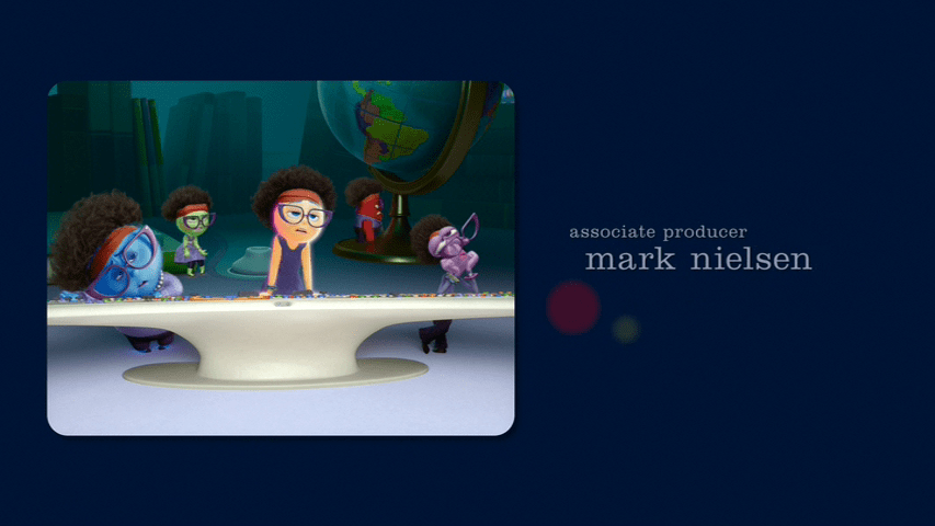 Joy appears to dominate Riley's teacher's emotions