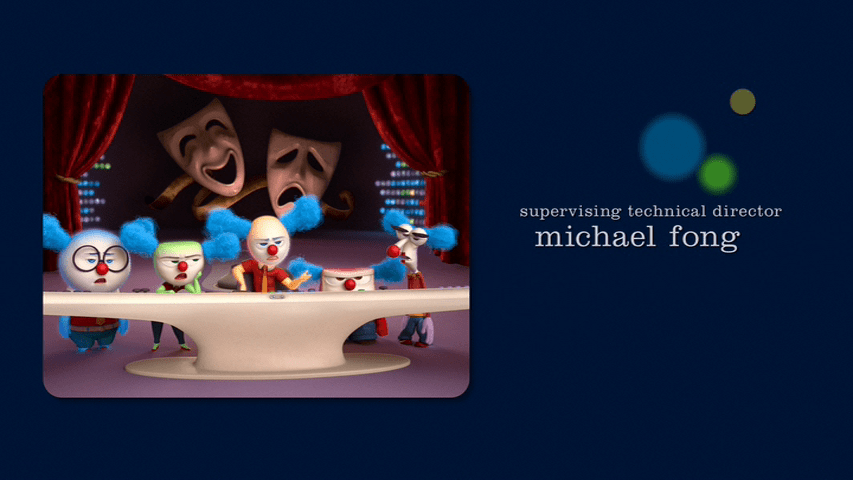 Joy seems to dominate a clown's emotions