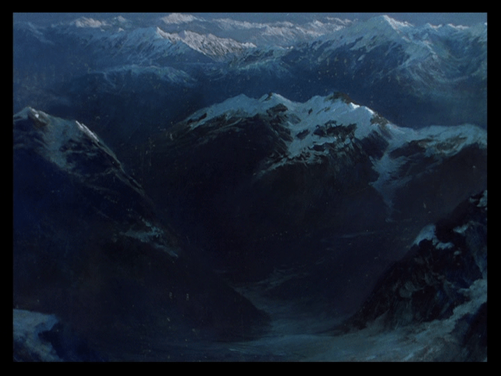 And it's third shot is a matte painting of Himalayan peaks
