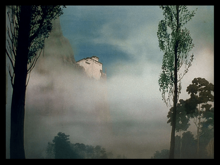 POV shot of Mopu from Sister Clodagh's perspective