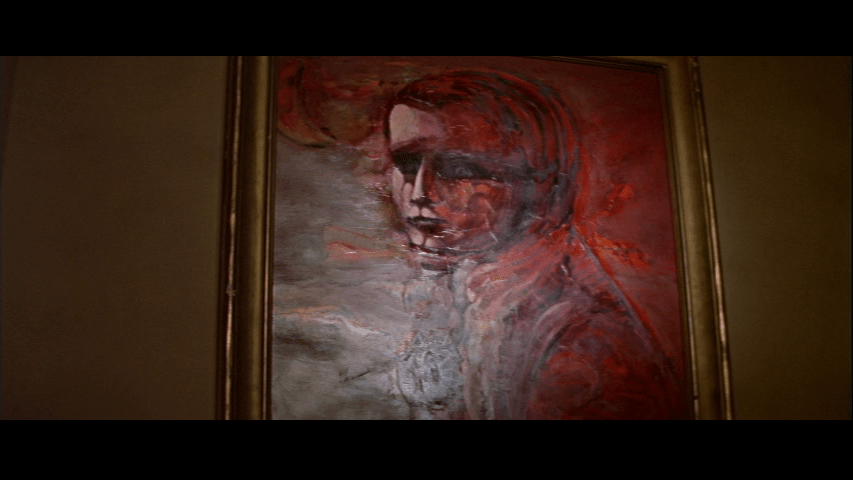 Close-up of Bernard Usher's portrait