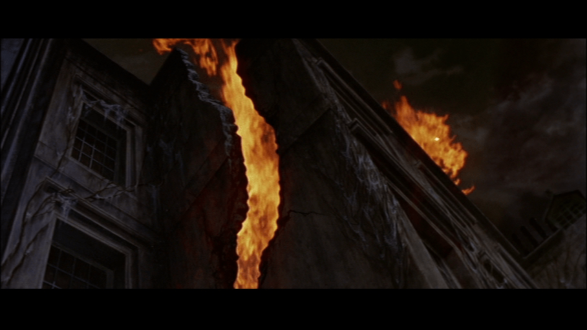 The House of Usher in flames, part one