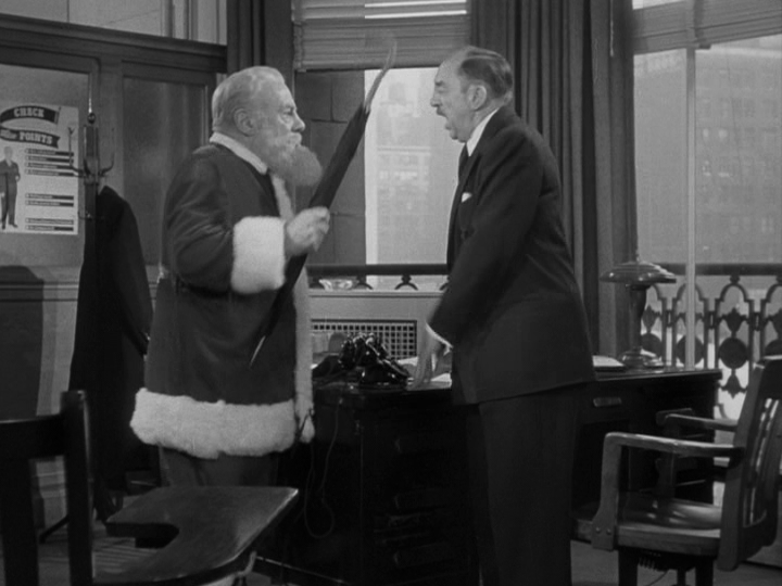 Kris deals Granville Sawyer a well-deserved blow with his umbrella