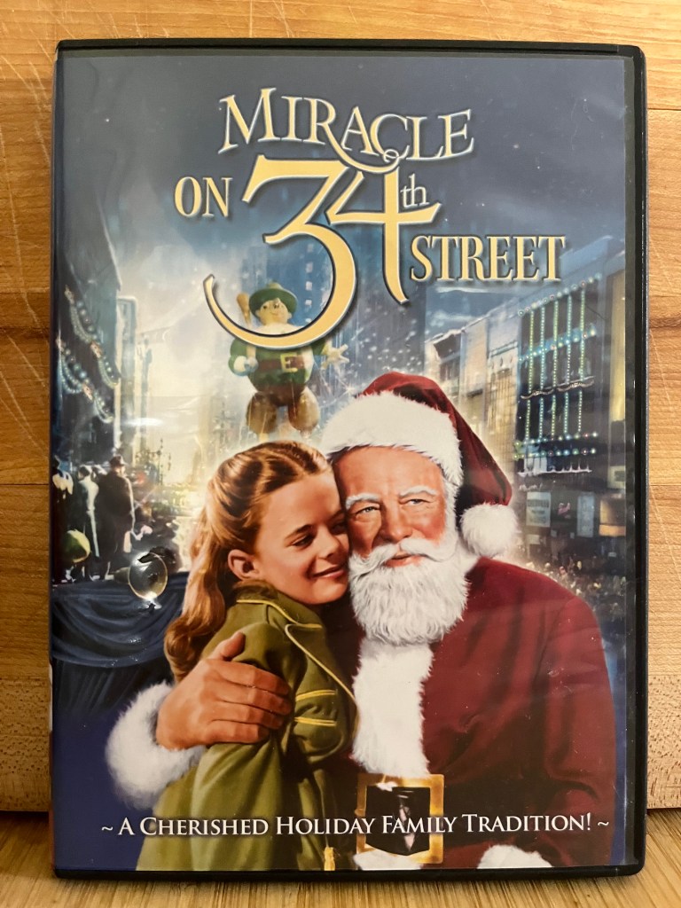 Miracle on 34th Street DVD case