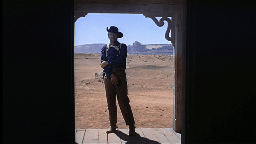 John Wayne pays tribute to Harry Carey