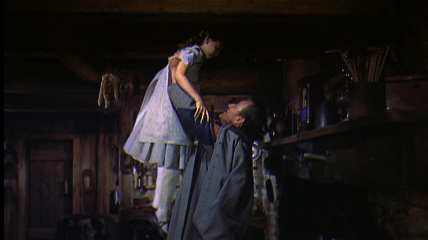 Medium shot of Ethan lifting Debbie