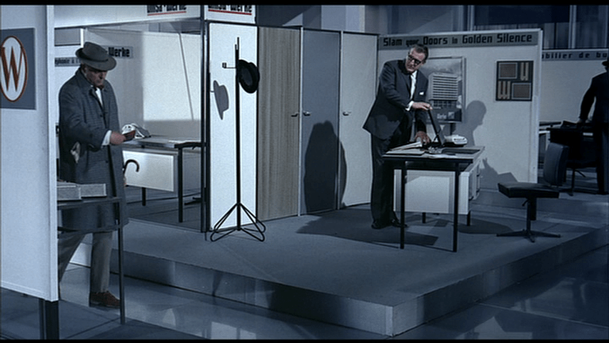 The owner of the German company misidentifies Hulot as the man who was going through his files