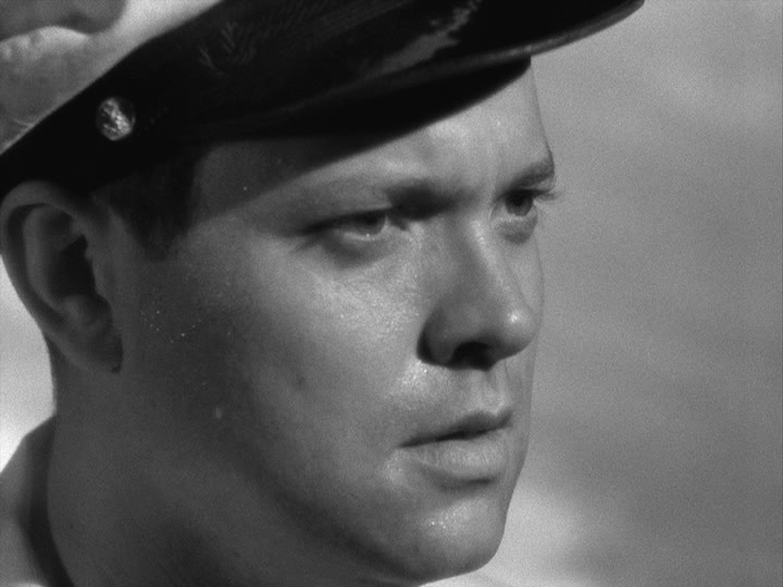 Close-up of Michael's face