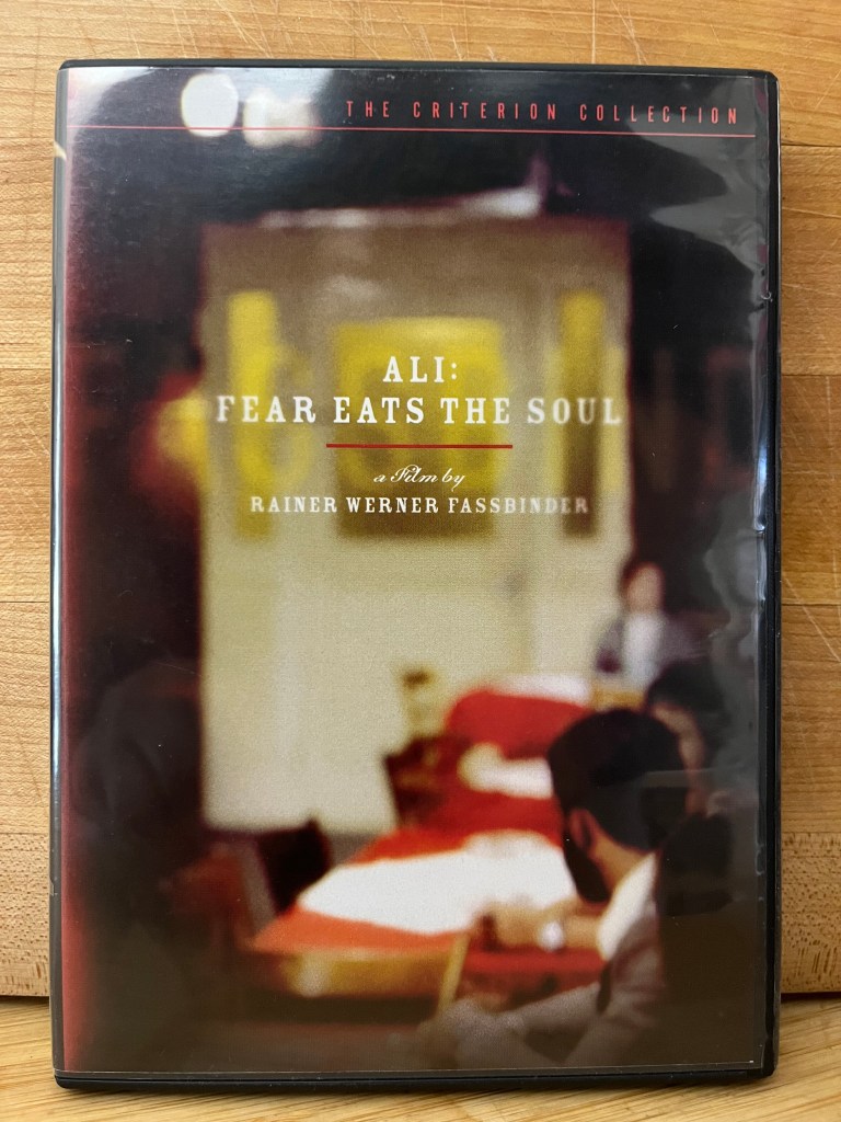 Ali: Fear Eats the Soul DVD case