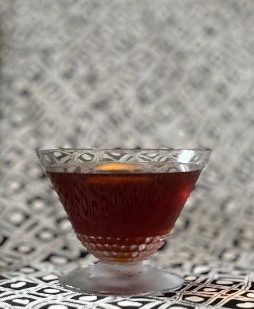 Theobroma in a cocktail glass