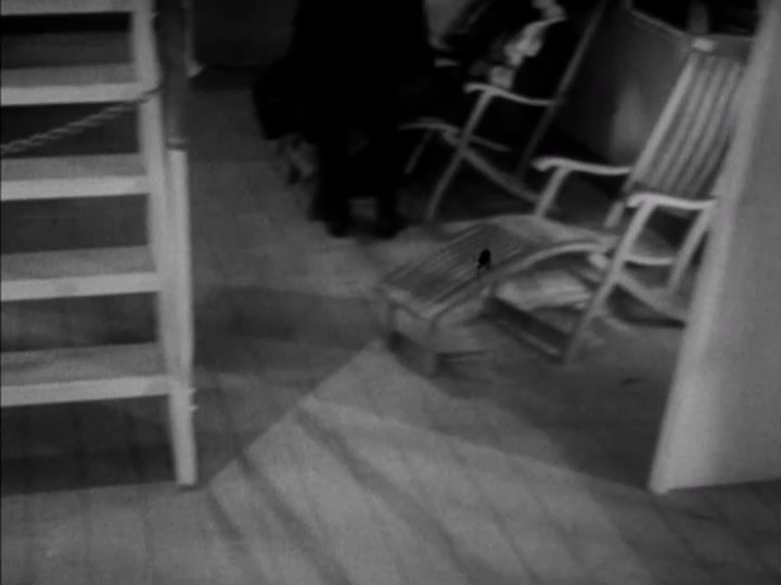 Close-up of the bottom of the stairs from the last two shots