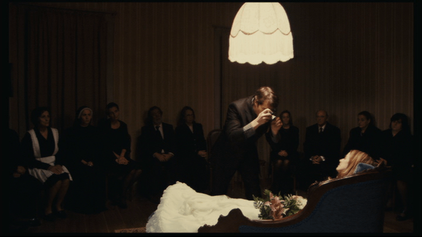 Isaac moves in for a close-up of Angelica