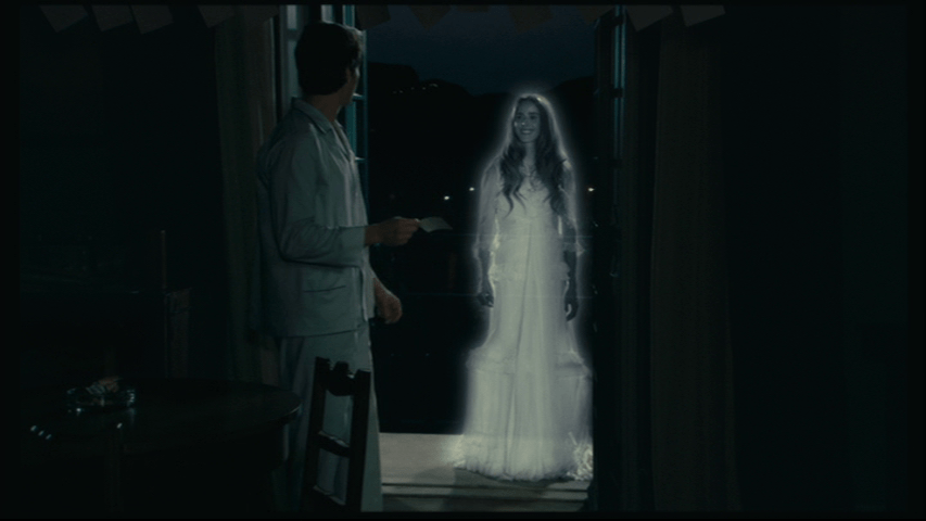 Isaac contemplates what appears to be Angelica's ghost