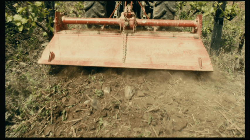 Another close-up of the back of a tractor