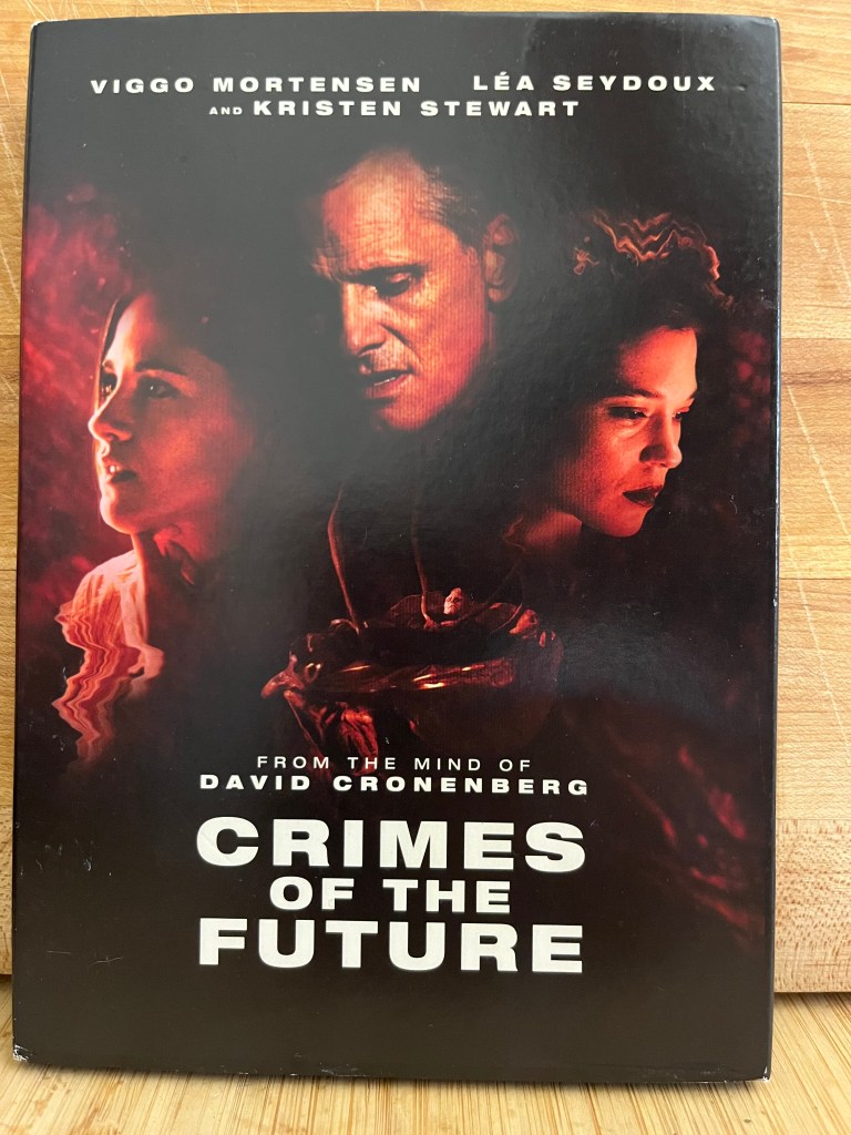 Crimes of the Future DVD case