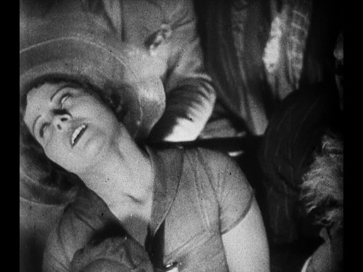 Close-up of Mary fainting