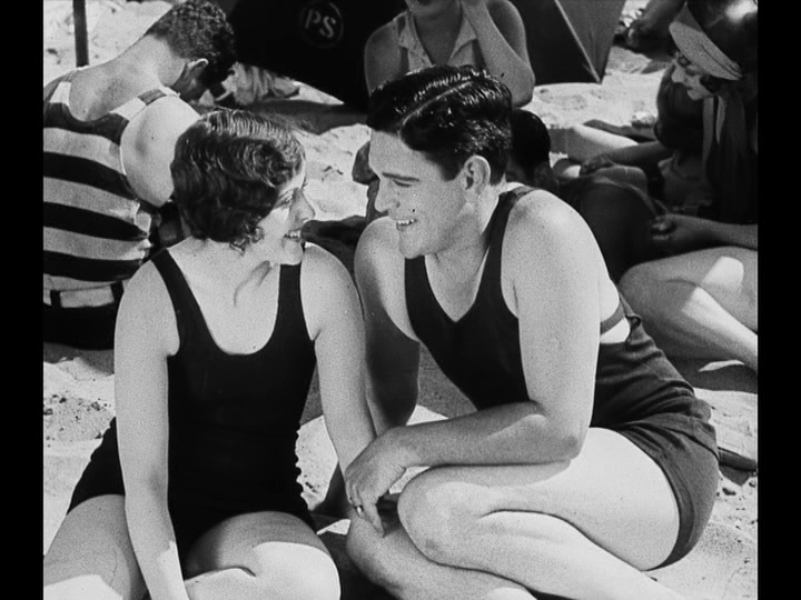 Clad in bathing suits and surrounded by people, Jim and Mary finally speak