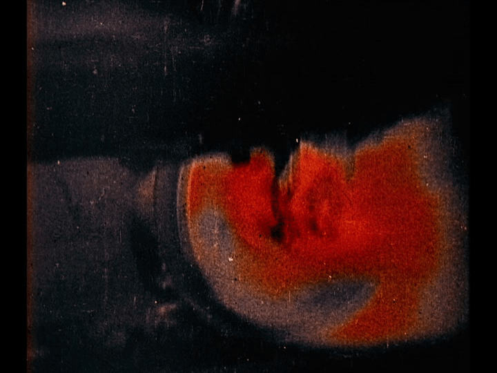 Close-up of a wheel on fire with the flames rendered in red