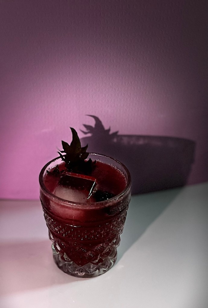 Shady Lane in a rocks glass