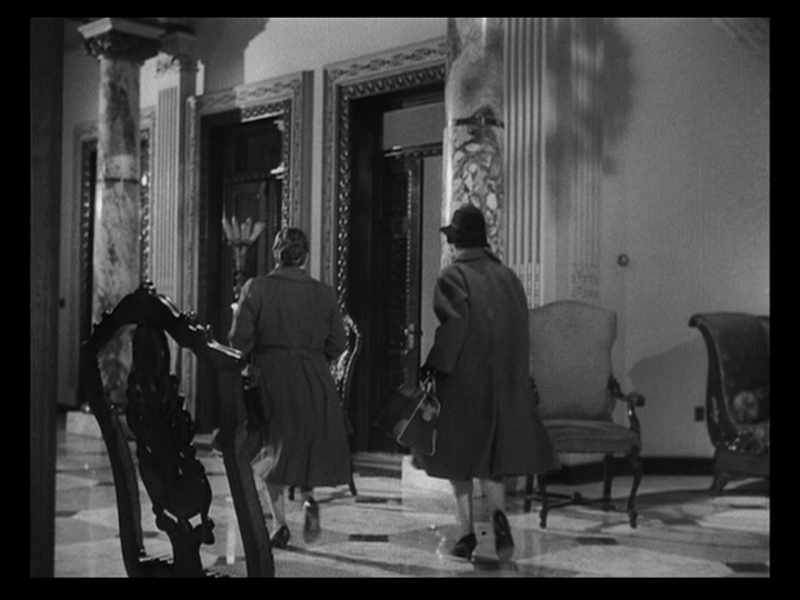 Continuation of the previous shots: the maids turn on their heels